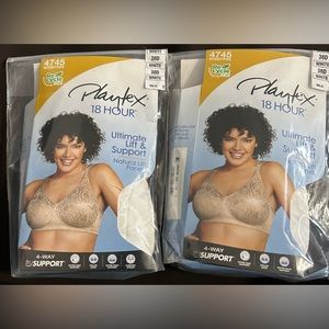 Women’s Playtex 18 Hour Ultimate Lift & Support 38D - white (2 bras) - New